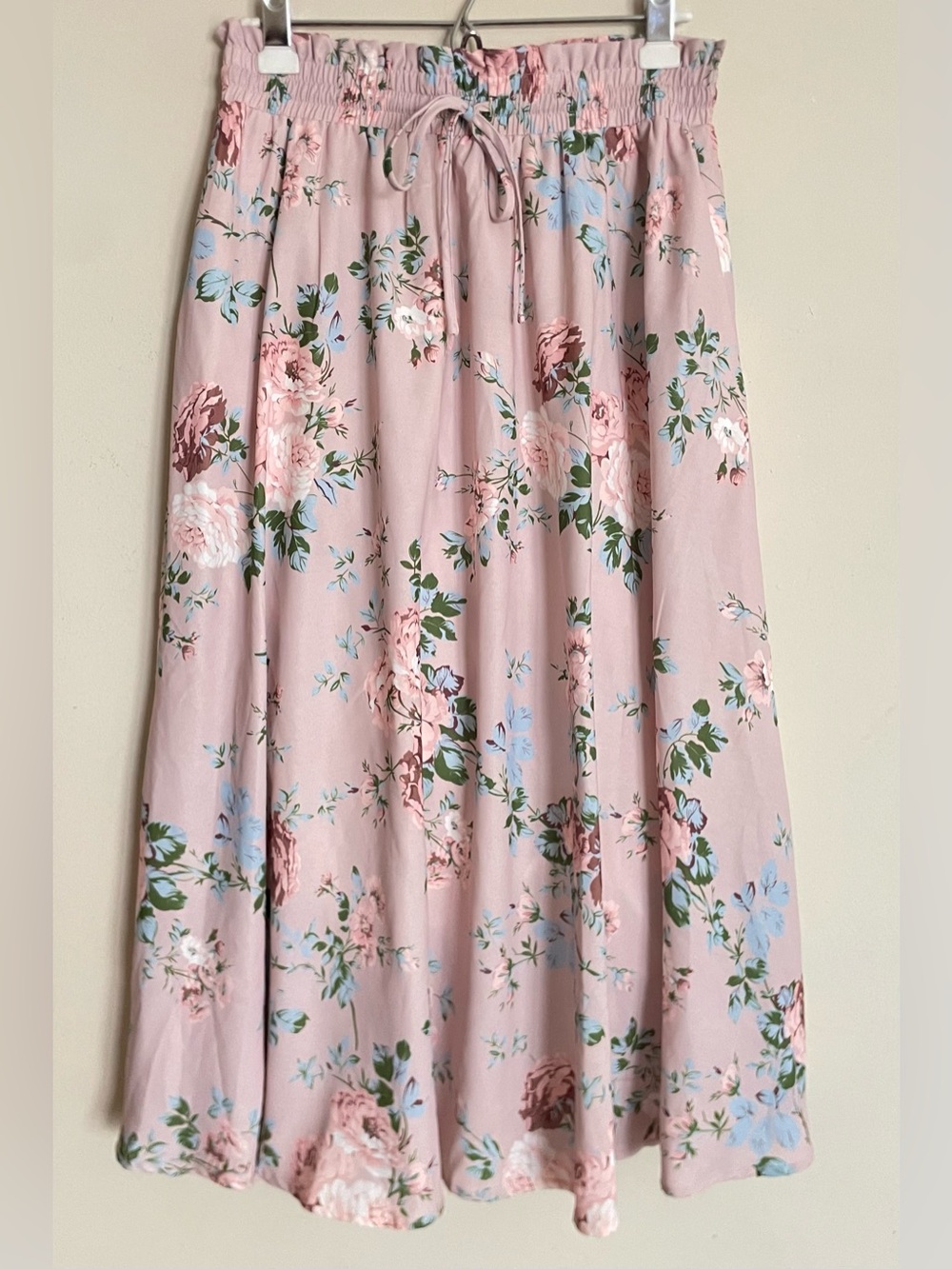 Scarlet Darkness Pink Floral Maxi Skirt